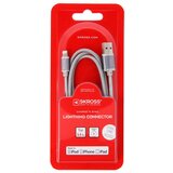 Skross 2.700242 Steel Line Chargen Sync Lightning / USB kabel, 1m | Shoptok.si