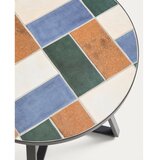 Kave Home Okrugao vrtni stolić s keramičkom daskom ø 45 cm Tella – | shoptok.hr