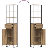  Kupaonski ormar Umjetnička hrastovina 40 x 30 x 180 cm | shoptok.hr