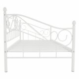 Kondela Kovinska postelja, bela, 90x200, DAINA | Shoptok.si