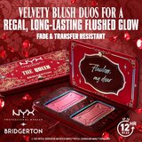 NYX Professional Makeup Bridgerton Royal Blush paleta rumenila nijansa 03 The Queen 2x5 g | shoptok.hr