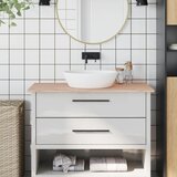  Kupaonska radna ploča 100x50x1,5 cm masivna bukovina | shoptok.hr
