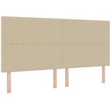  Krevet s opruga kutije Svijetlo siva i bijela. 200 x 200 cm | shoptok.hr
