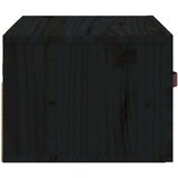 vidaXL Stenska nočna omarica 2 kosa črna 40x29,5x22 cm | Shoptok.si