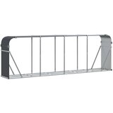 vidaXL Nosilec za polena antraciten 300x45x100 cm pocinkano jeklo | Shoptok.si