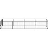 Kavez za pse crni 4 m² čelični | shoptok.hr