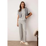 TRENDYOLMILLA Ženski set pidžame Thmaw26Pt00125, Sivi Cene
