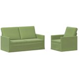  Set sofe 2 pcs Svijetlo zelena Baršun - Svijetlo zelena Jednostruka + Dvostruka (140 cm) | shoptok.hr