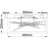 Quintiesse QN-STYX-LED-F-BG - LED plafonsko svetlo STYX LED/8W/230V crna/zlatna | Eponuda.com
