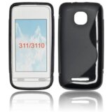  S silikonski ovitek Nokia Asha 311 črn Cene