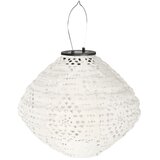 House Nordic Bela zunanja LED lanterna s solarnim panelom (višina 22 cm) Harwood – | Shoptok.si