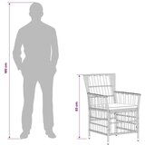  Vanjski blagovaonski stol i stolice 7 kom. Crna poliratan - Crna 190 x 90 x 75 cm 6 | shoptok.hr