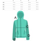 Pri Men's classic warm fleece plus size zip-up sweatshirt | shoptok.hr