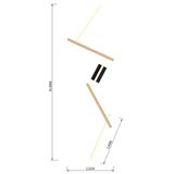 Wofi 7021-506- led prigušiva zidna lampa rimini LED/57W/230V braon/crna | Eponuda.com