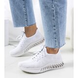 Gemre White Witting sports sneakers | Shoptok.si