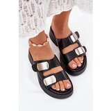 Boto Ladies sandals with straps eco leather black Falenisse | shoptok.hr