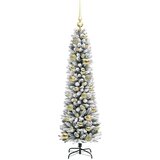 vidaXL Umestno božično drevo med 150 LED Zelena in bela 120 cm | Shoptok.si