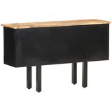  Komoda 110 x 30 x 65 cm od masivnog grubog drva manga i čelika | Eponuda.com