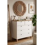 Hanah home komoda s ladicama, bijela Slike