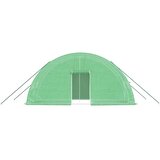  Plastenik s čeličnim okvirom zeleni 12 m² 6 x 2 x 2,85 m | shoptok.hr