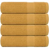 vidaXL Brisače za roke FROGN 4 kosi zlate 50x100 cm 360 g/m², (5000307616) | Shoptok.si