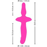 You2Toys Vibrator + Butt Plug Couples choice 2in1
