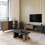 Hanah home set nameštaja za dnevnu sobu Ravello, topli hrast / antracit Cene