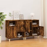  Komode 2 kom boja dimljenog hrasta 60x35x70cm konstruirano drvo | shoptok.hr