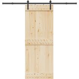  Gornja vodilica za klizna vrata 213 5 cm čelični crni | shoptok.hr