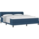 vidaXL Box Spring Postelja z Blazino Modra 180x200 cm Tkanina, (22051903) Cene