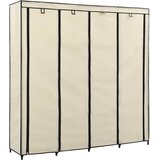  Ormar s 4 odjeljka krem 175 x 45 x 170 cm | shoptok.hr