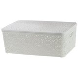  Korpa čipkasta 39x27x14cm sa poklopcem ( 18582 ) | Eponuda.com