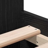  Krevetna konstrukcija s ladicama Crni hrast 203 x 103 x 50 cm | shoptok.hr