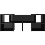TV ormarić visoki sjaj crni 104 x 30 x 52 cm konstruirano drvo | shoptok.hr