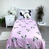 Jerry Fabrics Ružičasta/siva pamučna dječja posteljina za krevet za jednu osobu 140x200 cm Minnie Beautiful – | shoptok.hr