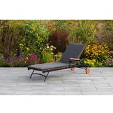 Gardenson Vrtni Ležalnik Schossgarten, Jeklo, Les, Vklj. Blazina | Shoptok.si