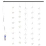 vidaXL LED zavesa z zvezdicami 200 LED lučk toplo bela 8 funkcij | Shoptok.si
