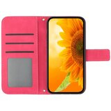INORCO Usnjena torbica s stojalom za Google Pixel 8, ovitek za telefon z vtisnjenimi sončnicami in naramnico, (22036118) | Shoptok.si