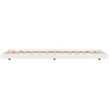  Za krevet bijeli 100 x 200 cm od masivne borovine | shoptok.hr