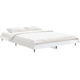  Okvir za krevet visoki sjaj bijeli 140x190 cm konstruirano drvo | shoptok.hr