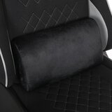 BIT FORCE KHAN F-2D igraća stolica s potpornim jastučićima, tkanina, 2D naslon za ruke, nosivost 150kg, crno/bijela | shoptok.hr