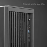 kuciste uni series crni, matx BS-20B-OP