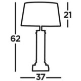 XXXL namizna svetilka pedestal 37/62 cm | Shoptok.si