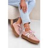Boto Women Sneakers On Platform With Decorations Pink Vinness | Shoptok.si