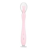 Kikka Boo silikonska kašičica sa vakumom 1 kom pink ( KKB40108 )