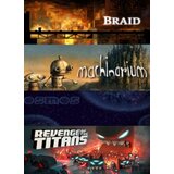  braid + machinarium + osmos + revenge of the titans (pc) steam key global | ePonuda.com