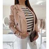 Gemre Pink faux leather biker jacket Tricia | shoptok.hr