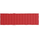  Jastuk za ležaljku crveni 200 x 50 x 3 cm od tkanine Oxford | shoptok.hr