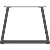 vidaXL Noge blagovaonskog stola V-oblika 2 kom antracit 60x(42-43,3)cm | shoptok.hr