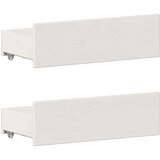  Posteljni okvir brez vzmetnice bela 135x190 cm trdna borovina, (21607885) | Shoptok.si